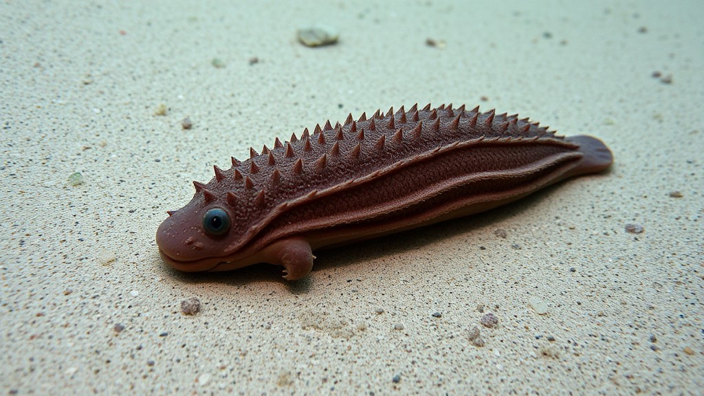 teripang berwarna cokelat