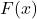 Rendered by QuickLaTeX.com F(x)
