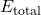 E_{\text{total}}