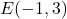 E (-1, 3)