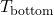 T_{\text{bottom}}
