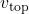 v_{\text{top}}