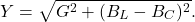 \[ Y = \sqrt{G^2 + (B_L - B_C)^2}. \]