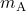 m_{\text{A}}