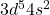 3d^5 4s^2