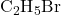 \text{C}_2\text{H}_5\text{Br}