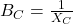 B_C = \frac{1}{X_C}