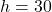 h = 30