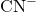 \text{CN}^-