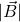 |\vec{B}|