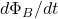 d\Phi_B/dt