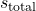 s_{\text{total}}