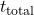 t_{\text{total}}