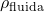 \rho_{\text{fluida}}