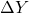\Delta Y