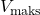 V_{\text{maks}}